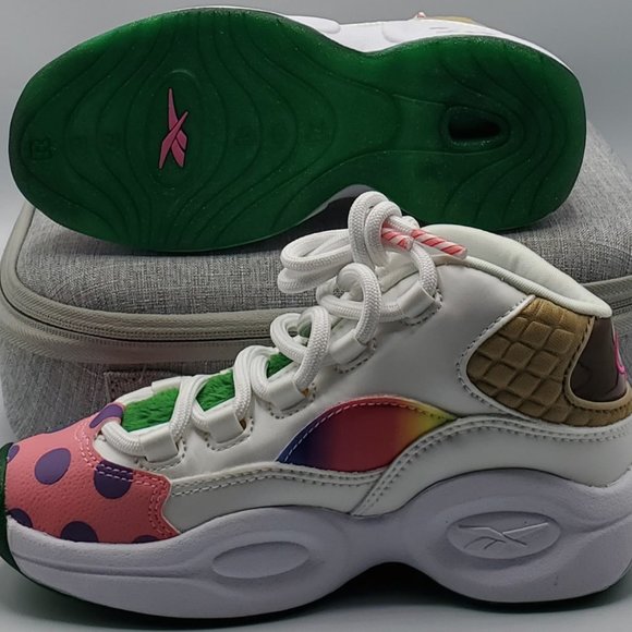 Reebok x Hasbro Classic Question Mid Iverson Candy Land GZ0082 (GS) Boys Size 1 - Picture 5 of 9